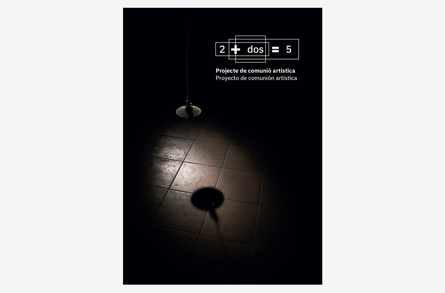 Catálogo 2+dos=5 - Olga Simón - Nit serena - Noche serena - Empty house installation - Instalación Casa vacía - Terrasa Comissariat 2019 - LabCA