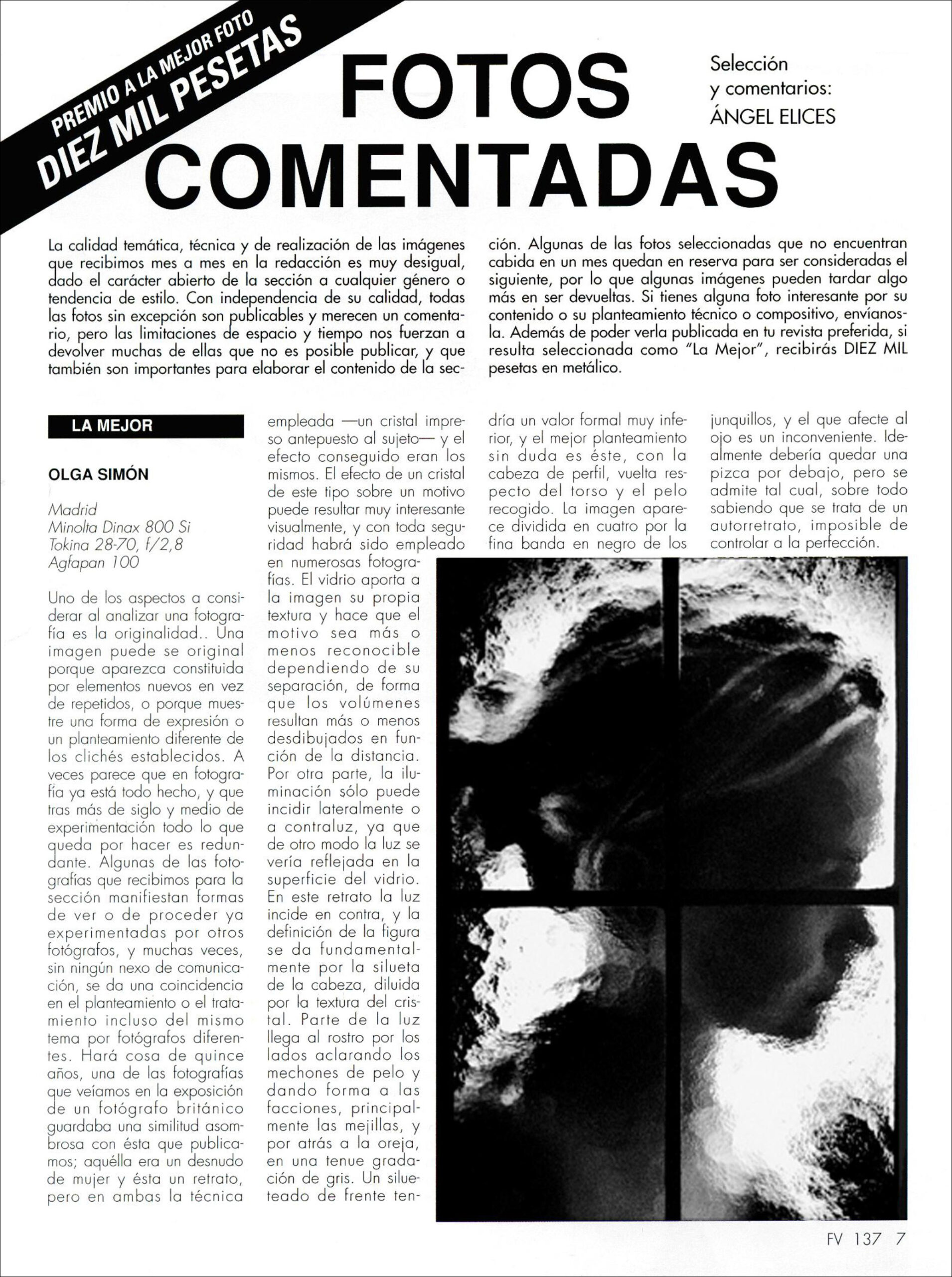Revista FV Foto Vídeo Actualidad / Ángel Elices - 01.2000