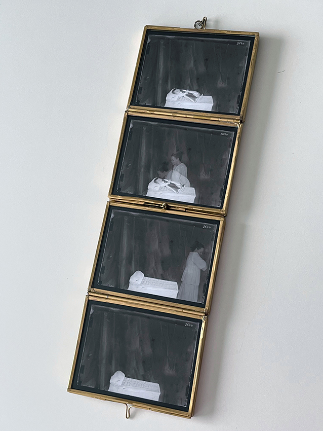 Olga Simón - dream2013 - Estilo daguerrotipo - Exposición colectiva CCAS Ramonville Saint Agne France - Francia - 10 febrero al 14 abril 2025 - fotografía post-mortem - Post-mortem Photography