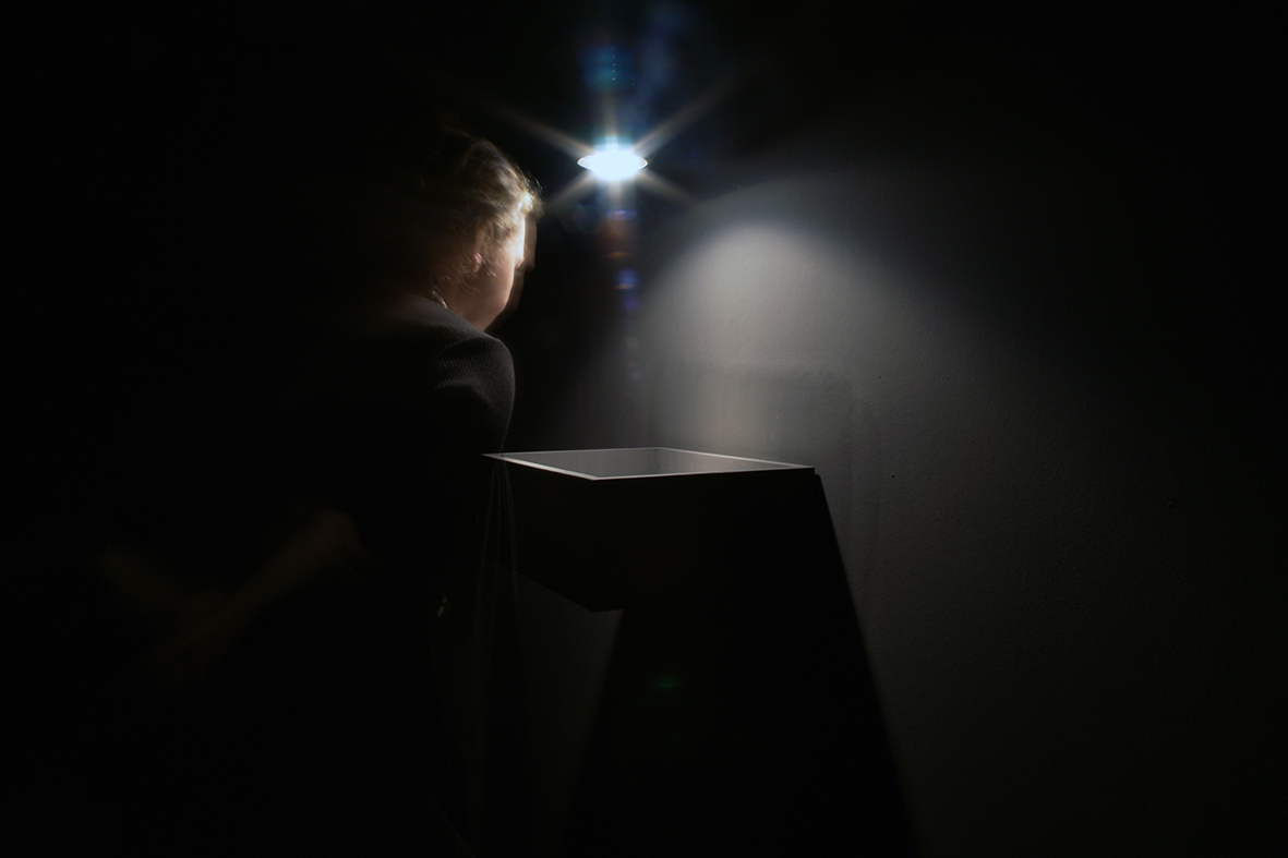 Cámara oscura / Camera obscura / Chambre obscure Installation -Olga Simon- exposición going through...-atravesando. Caja blanca. Jardín polar. Tears / Lágrimas. Empty house Casa vacía. dream 2013. Las Cigarreras Cultura Contemporánea 2016.jpg