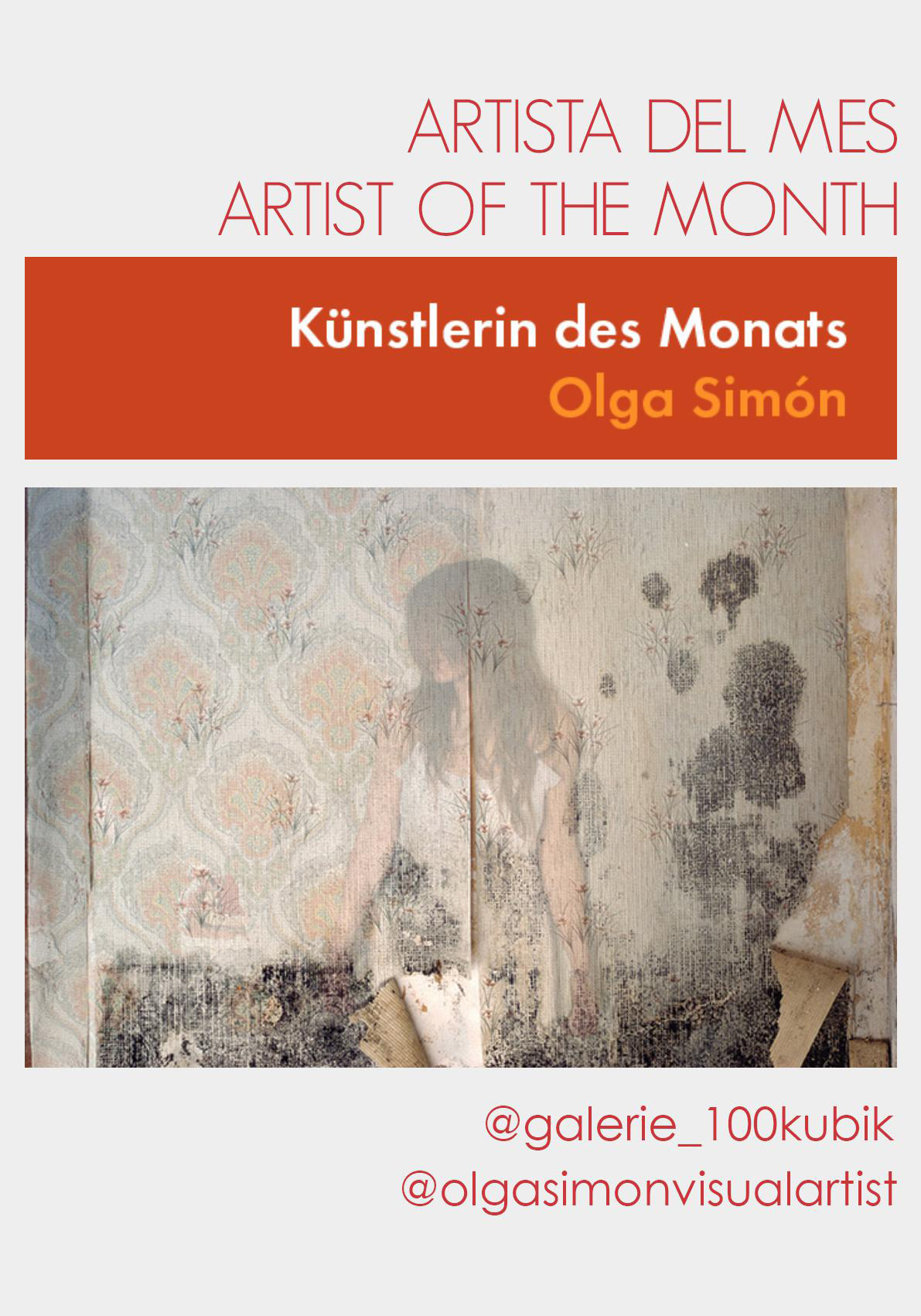 Olga Simón Erinnerungen [Memories]. 100 kubik – raum für spanische kunst Gallery. Cologne, Germany
2020

Solo exhibition. Empty House Casa vacía