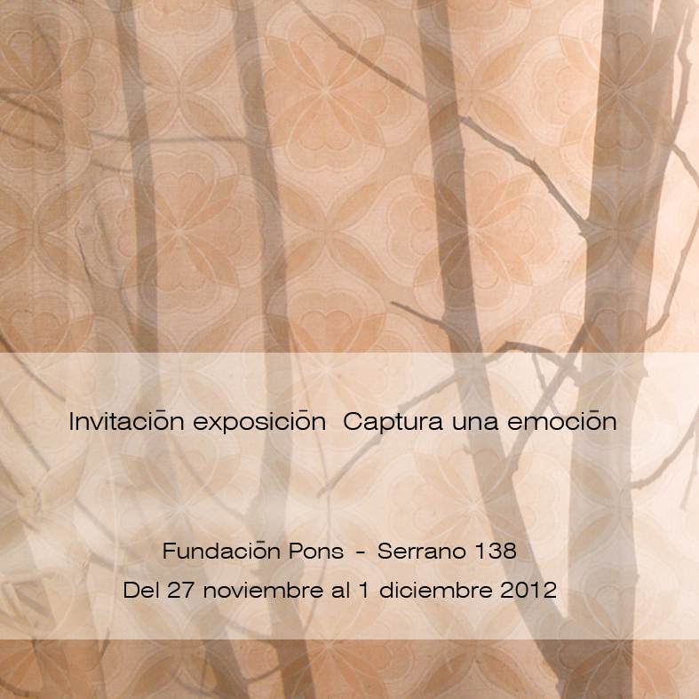 Empty House / Casa vacía. Olga Simón. Exposición Colectiva Captura una emoción. Fundación Prodis. Del 27 de noviembre al 1 diciembre 2012